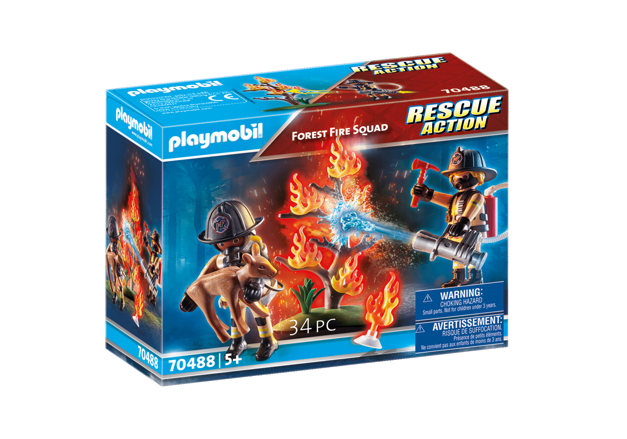 playmobil forest fire