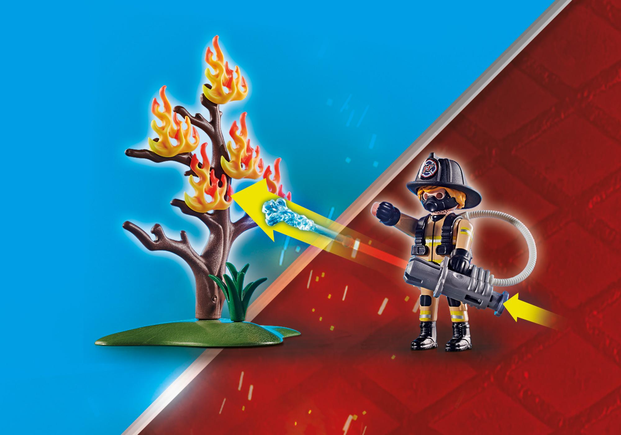 playmobil forest fire