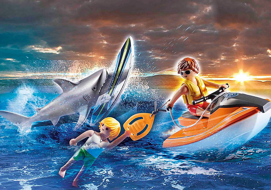 70489 Shark Attack Rescue detail image 1