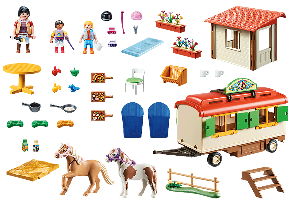 70510 Pony Shelter with Mobile Home detail image 3
