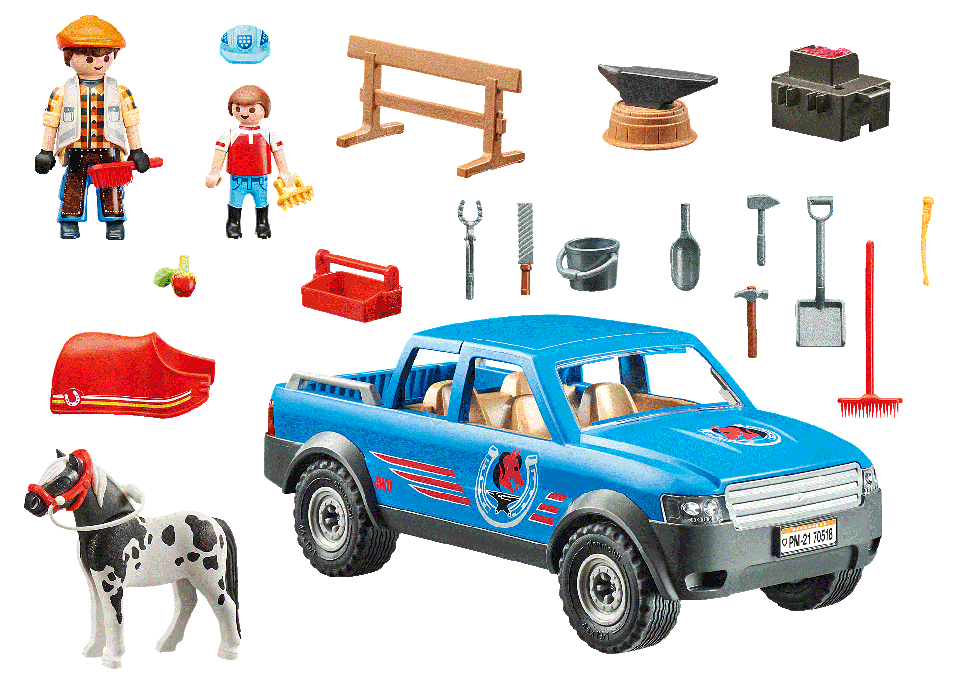 PLAYMOBIL Family Fun Pick-Up Truck Adventure -70116