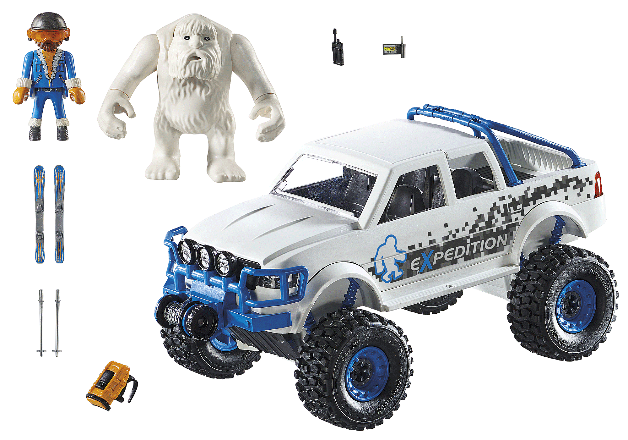 Playmobil ice pirates with snow truck shop