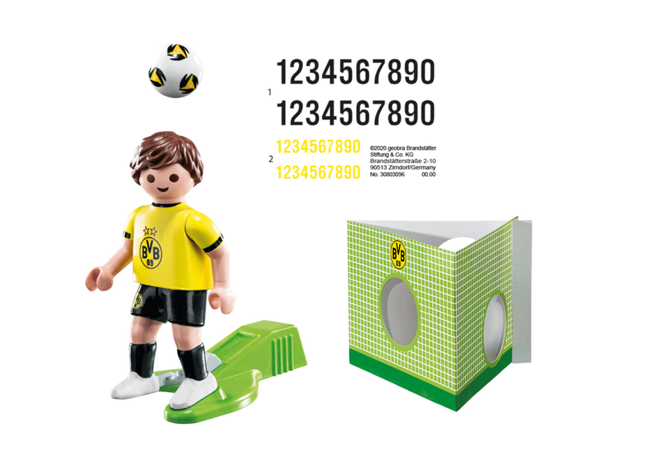 Playmobil BVB 70545 70547 Neu & OVP Fussball Werbefigur Borussia Dortmund