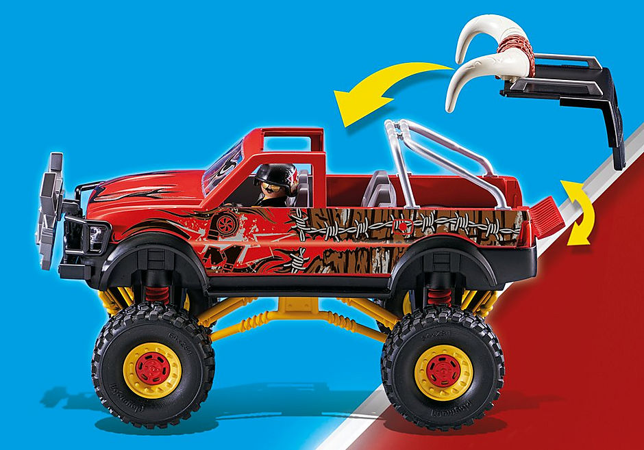 70549 Stuntshow Monster Truck med horn detail image 6