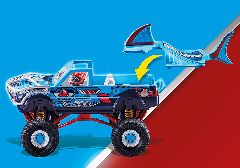 70550 Stunt Show Shark Monster Truck detail image 6