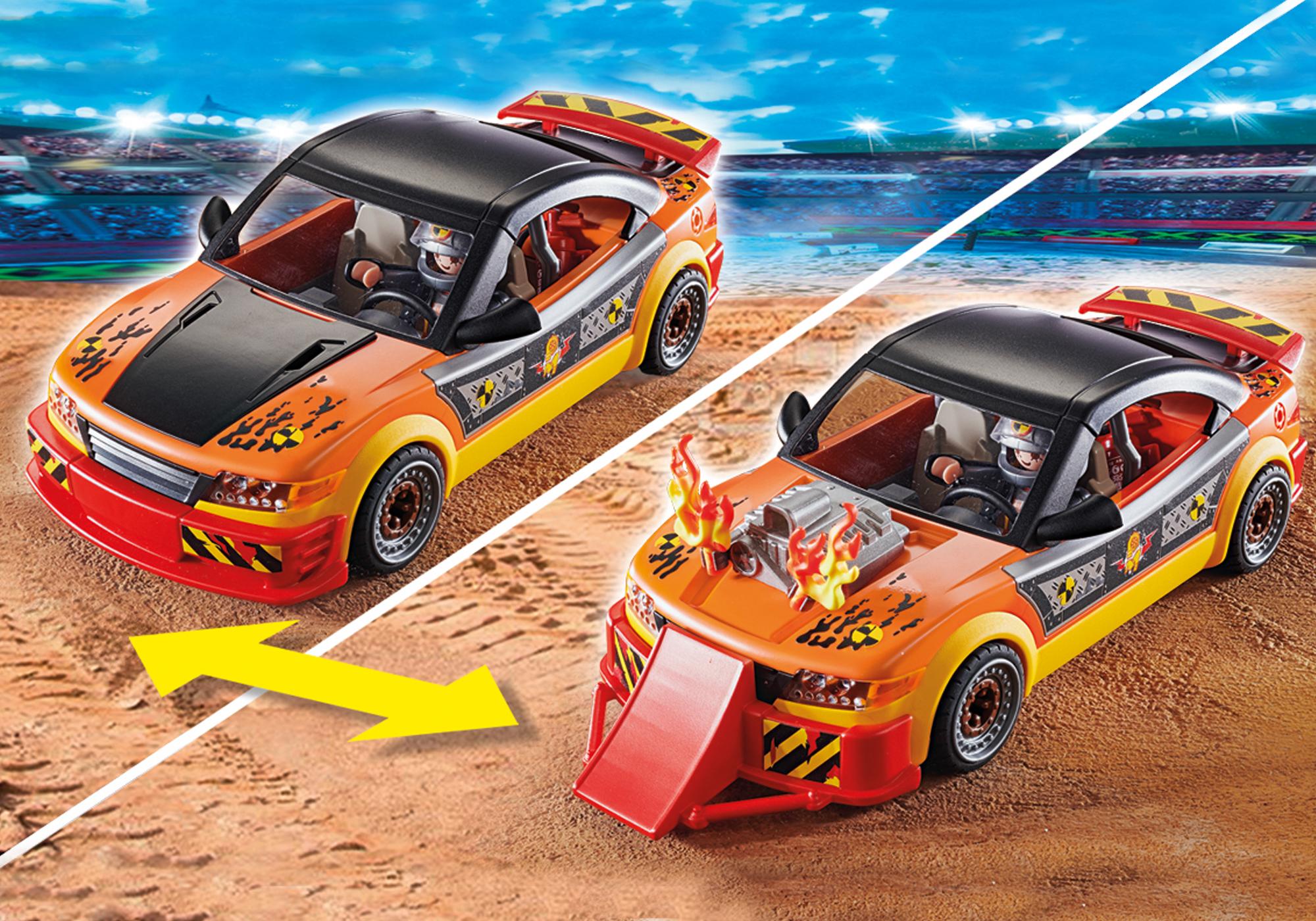 playmobil stunt show crash car