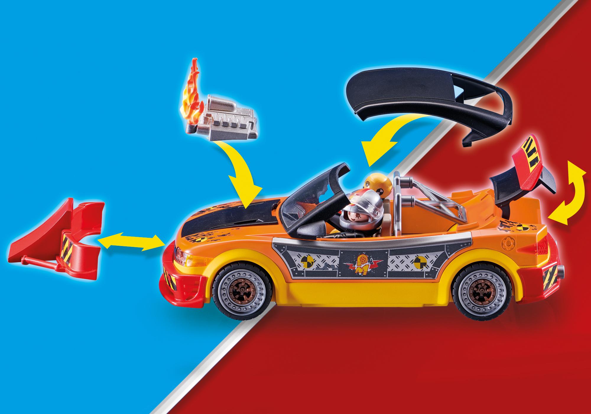 playmobil stunt show crash car