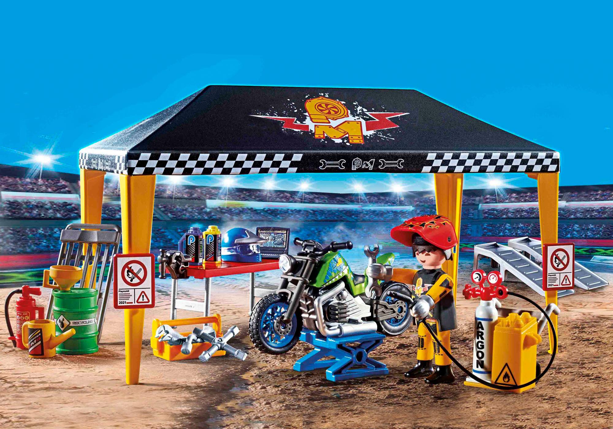 playmobil stunt show crash car