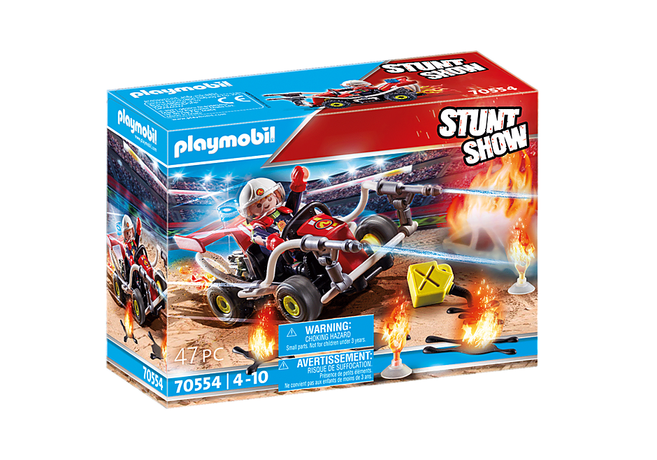 70554 Stuntshow Kart Bombeiro detail image 2