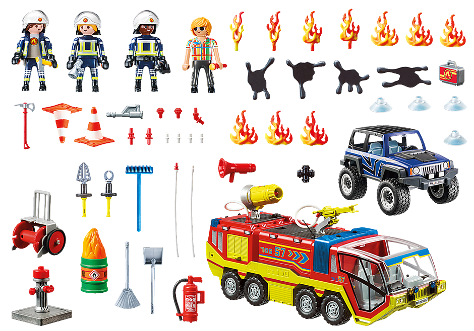 70557 Carro de bombeiros com caminhão detail image 3