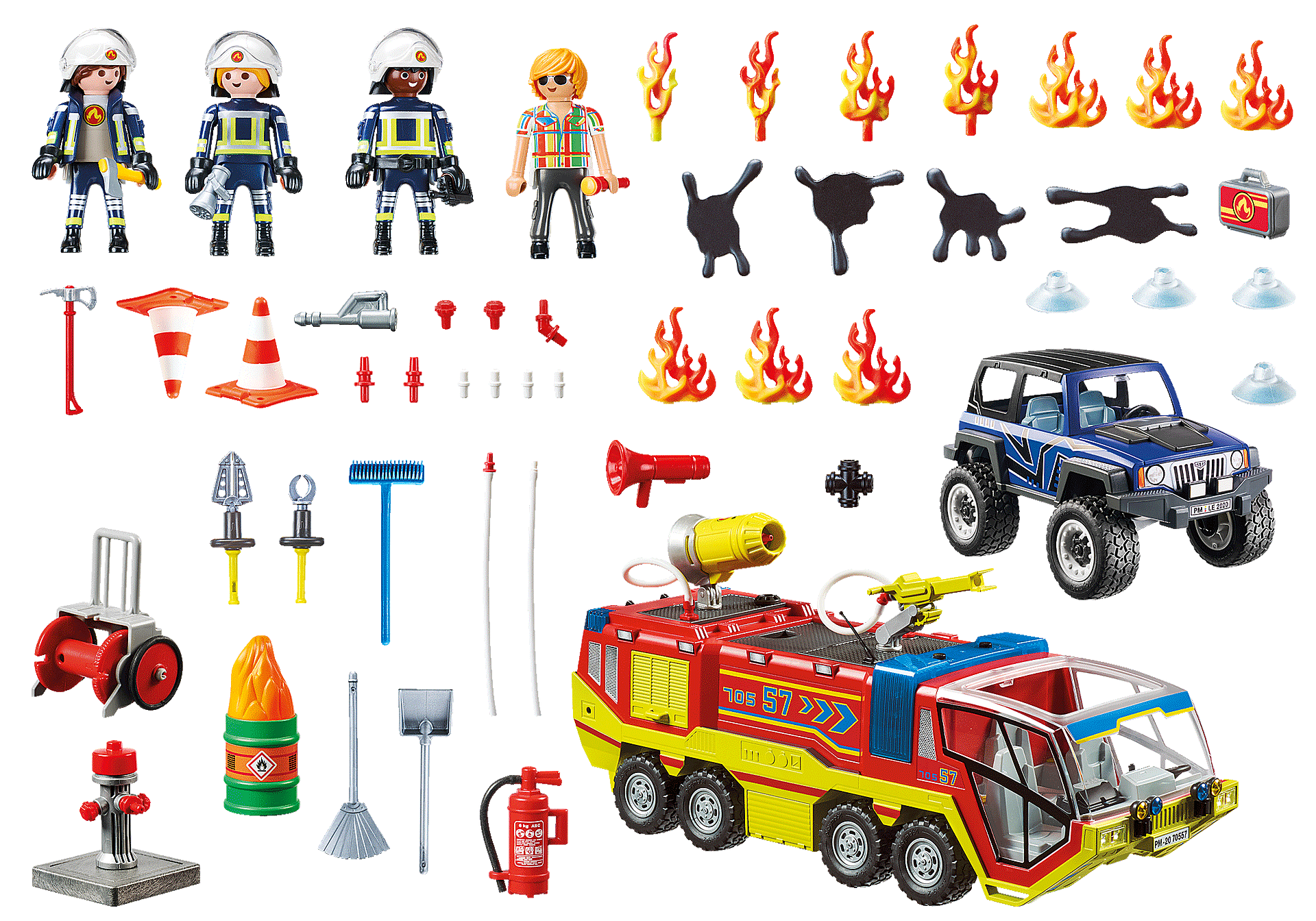 70557 Feuerwehreinsatz mit Löschfahrzeug zoom image3