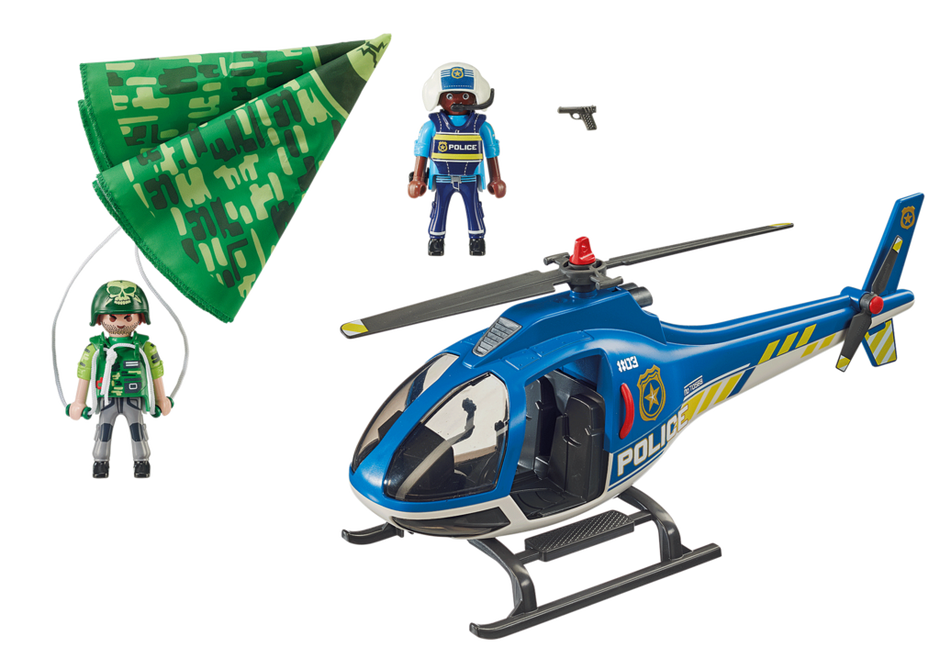 Playmobil 70569 City acción policial paracaídas de búsqueda 