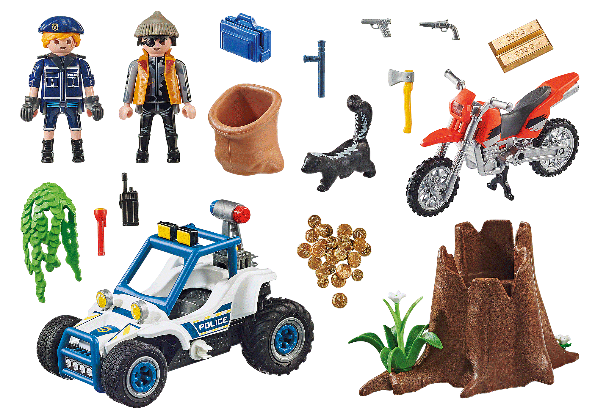 Police Off Road Car with Jewel Thief 70570 PLAYMOBIL