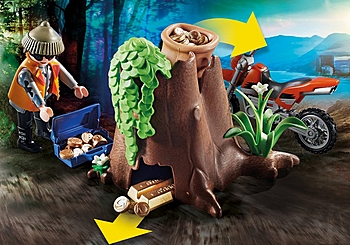 Fantasievolles Spielvergnügen mit Versteck und Stinktier