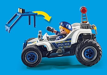 Robuster Polizei-Geländewagen für Action