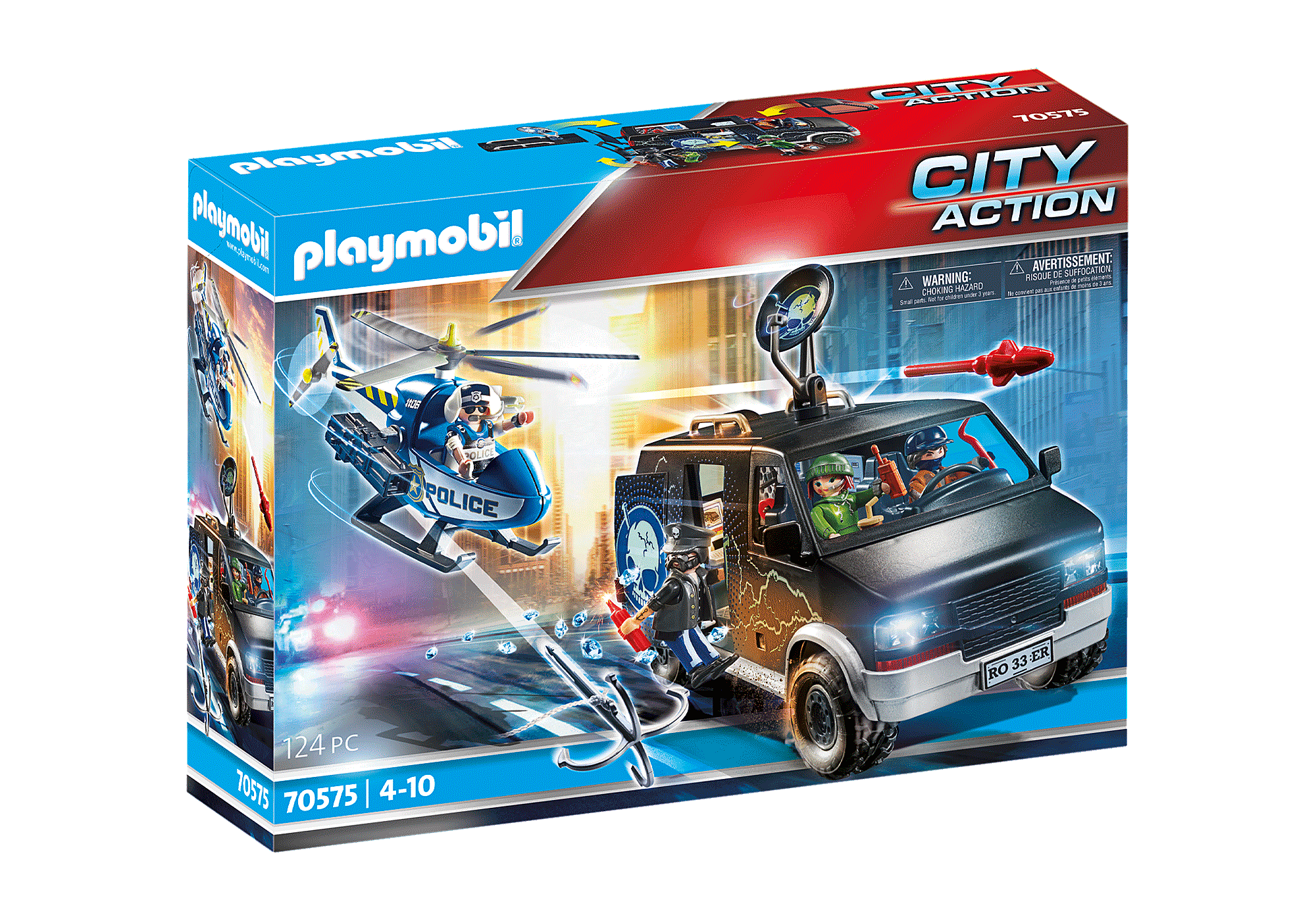 Le Fourgon De Police - Playmobil Policier 5674