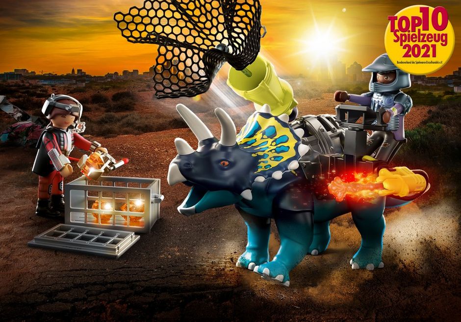 PLAYMOBIL® Dino Rise 70627 Triceratops Randale um die legendären Steine,NEU&OVP 