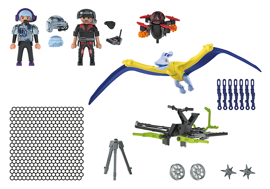 70628 Πτεροδάκτυλος και μαχητές με drone detail image 4