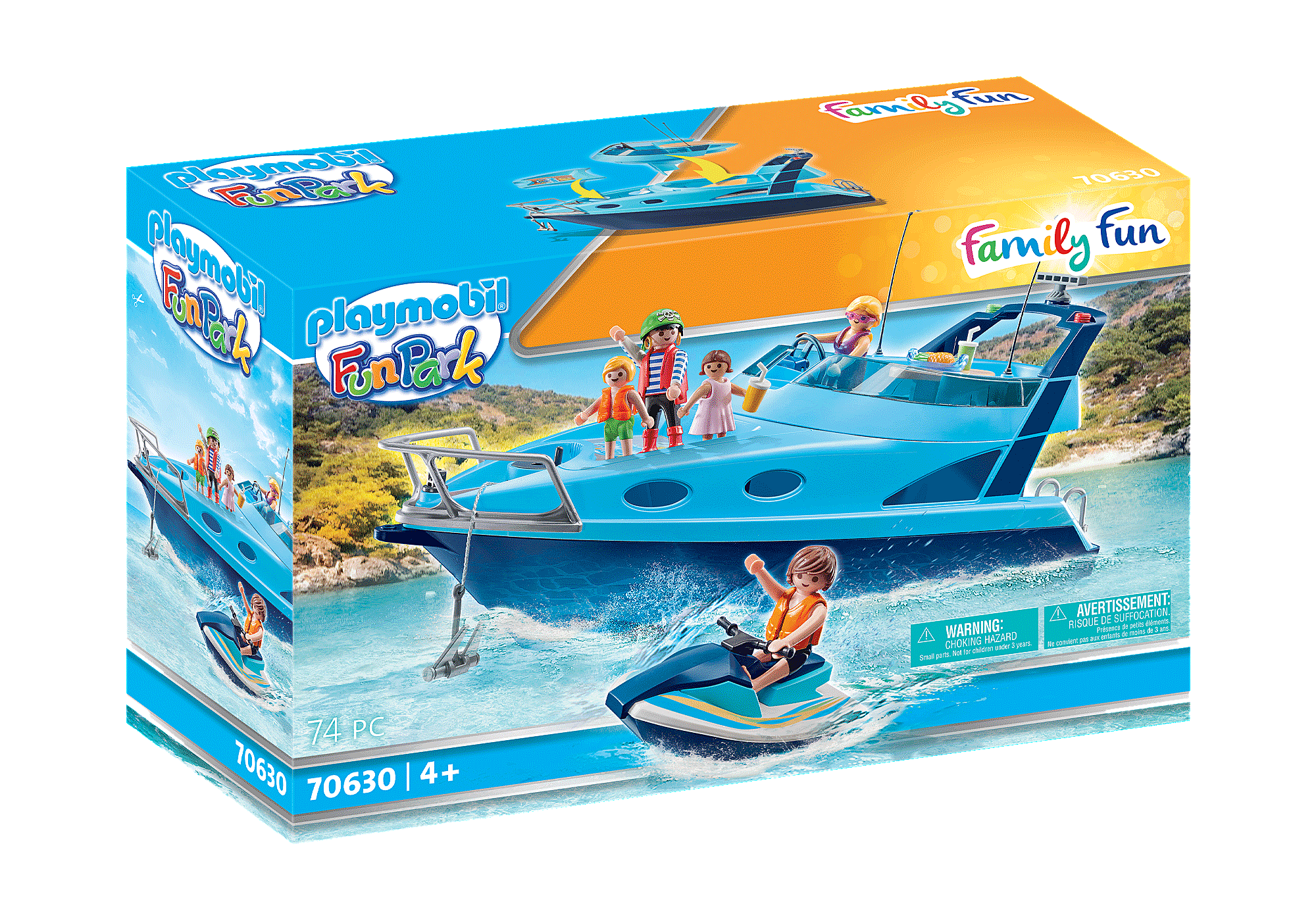 4144 - Playmobil Family Fun - Voiture familiale avec remorque porte-bateaux  Playmobil : King Jouet, Playmobil Playmobil - Jeux d'imitation & Mondes  imaginaires