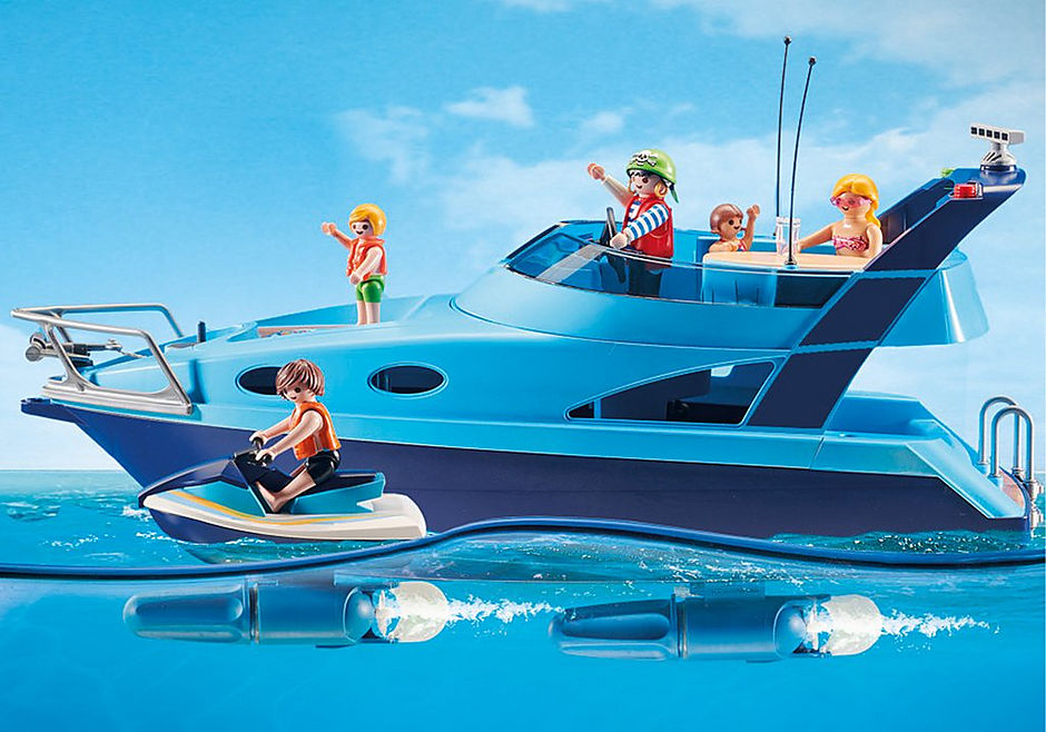 70630 PLAYMOBIL-FunPark Yacht e moto d'acqua detail image 4