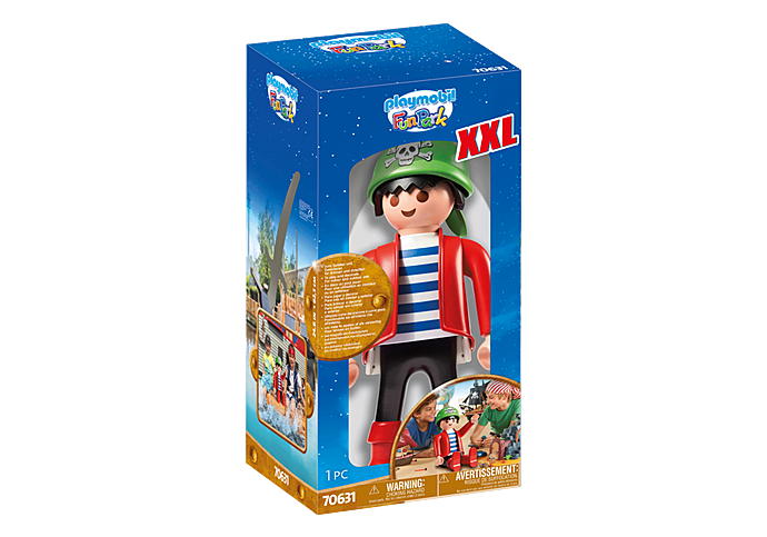 Figura gigante de pirata da PLAYMOBIL para aventuras sem fim