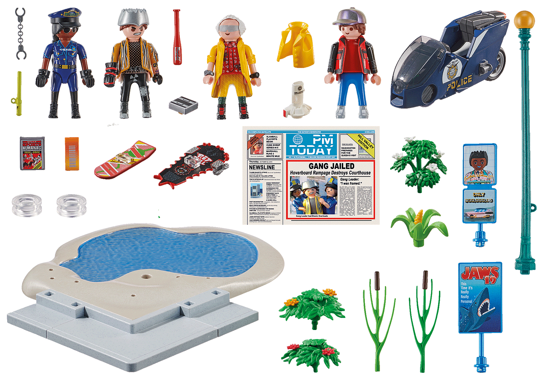 70634 Back to the Future Part II Hoverboard-jagten zoom image3