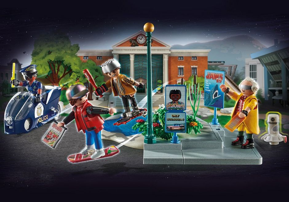 PLAYMOBIL Back to the Future Part II Verfolgung mit Hoverboard 