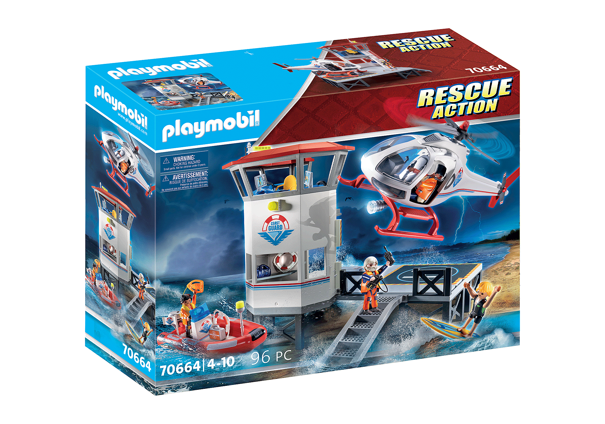 Playmobil Coastal Fire Mission : Toys & Games