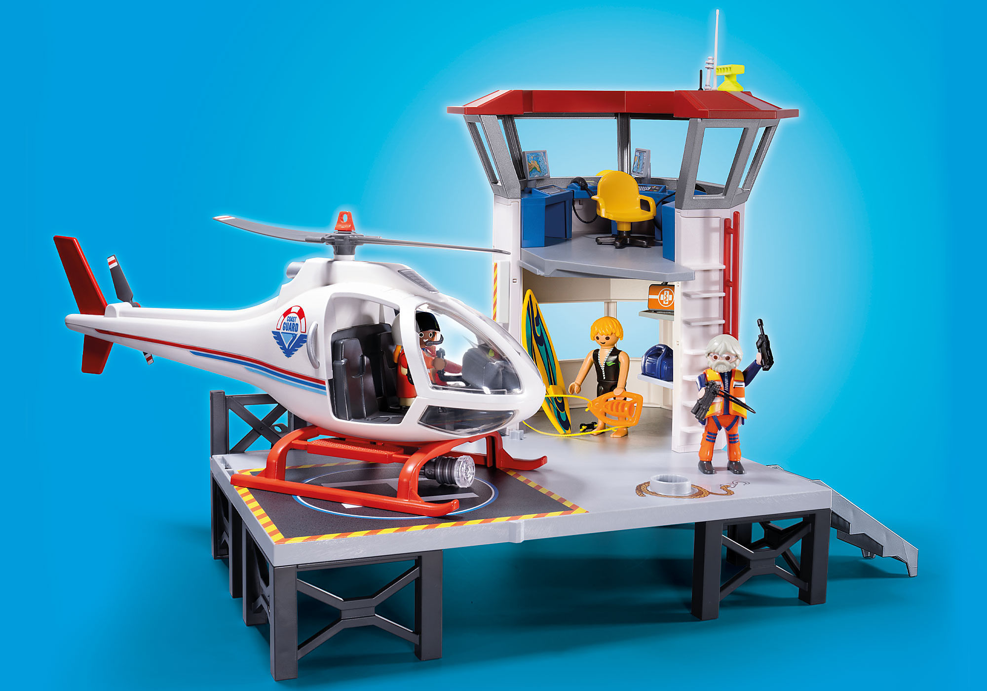  Playmobil Coastal Fire Mission : Toys & Games