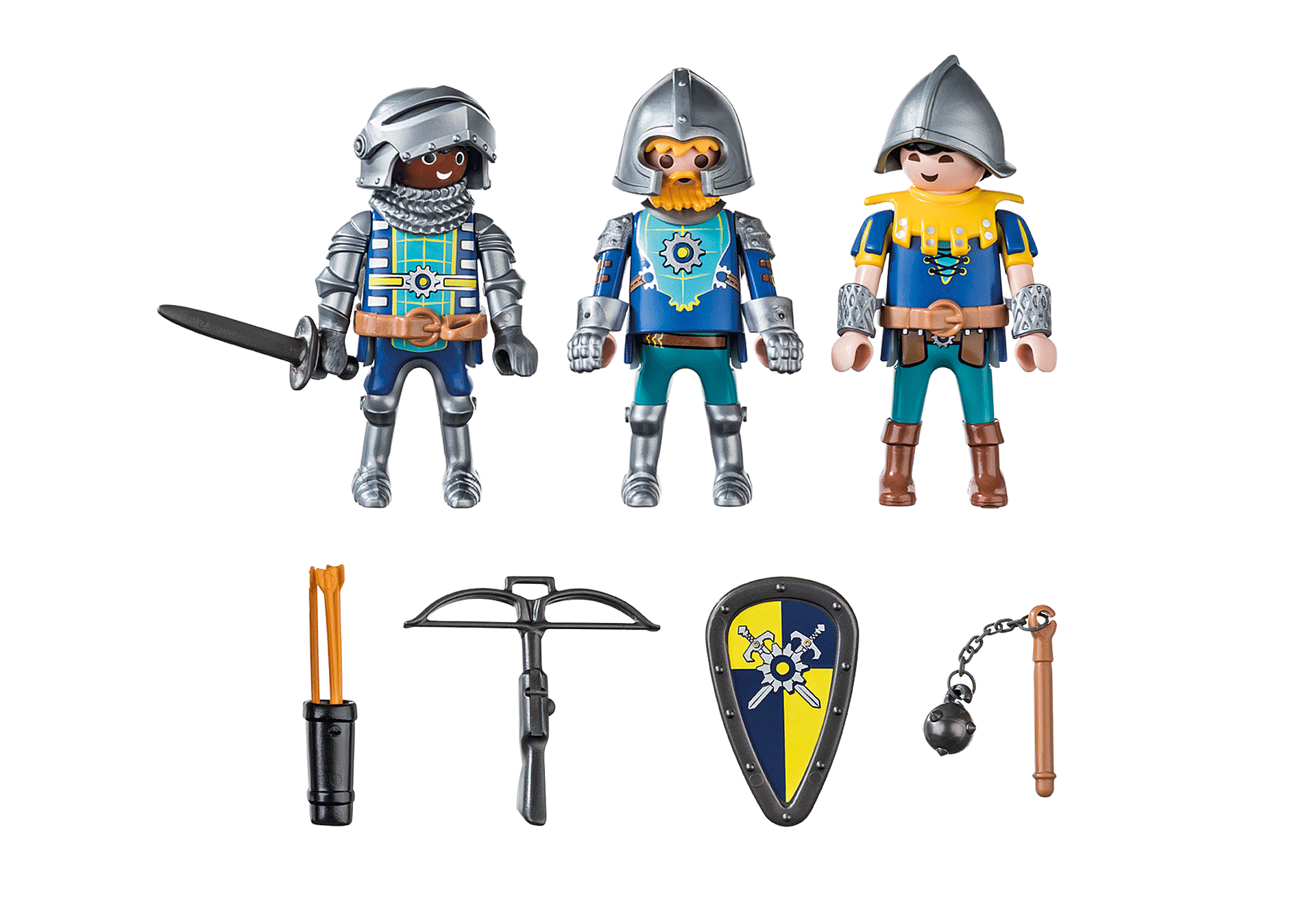 3er Set Novelmore Ritter - 70671 | PLAYMOBIL®