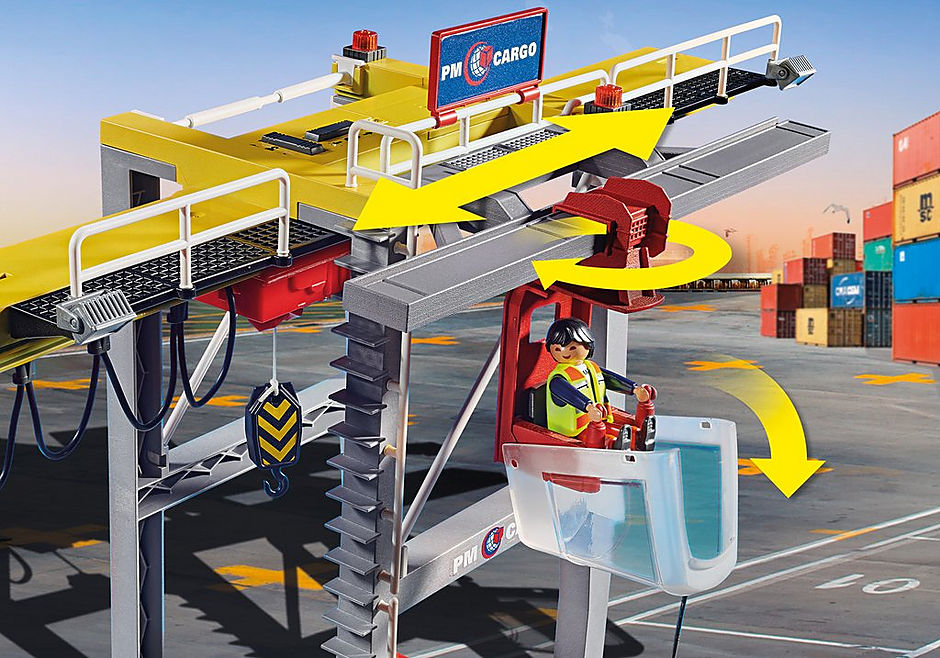 70770 Cargo Crane with Container detail image 4