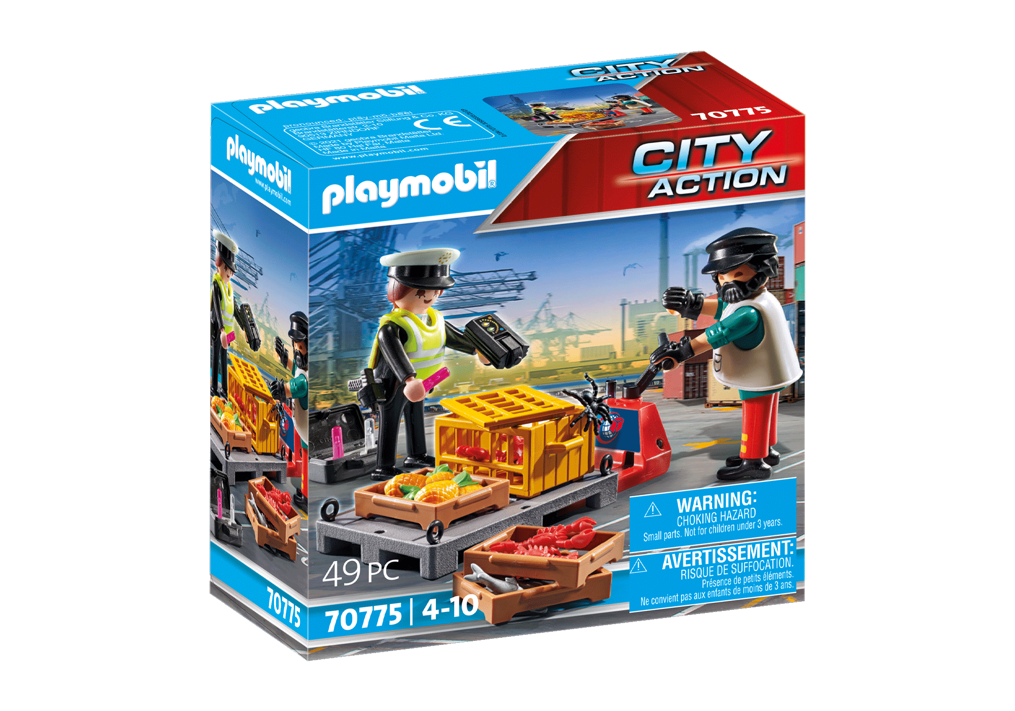 Abenteuerliche Zollkontrolle am PLAYMOBIL Hafen