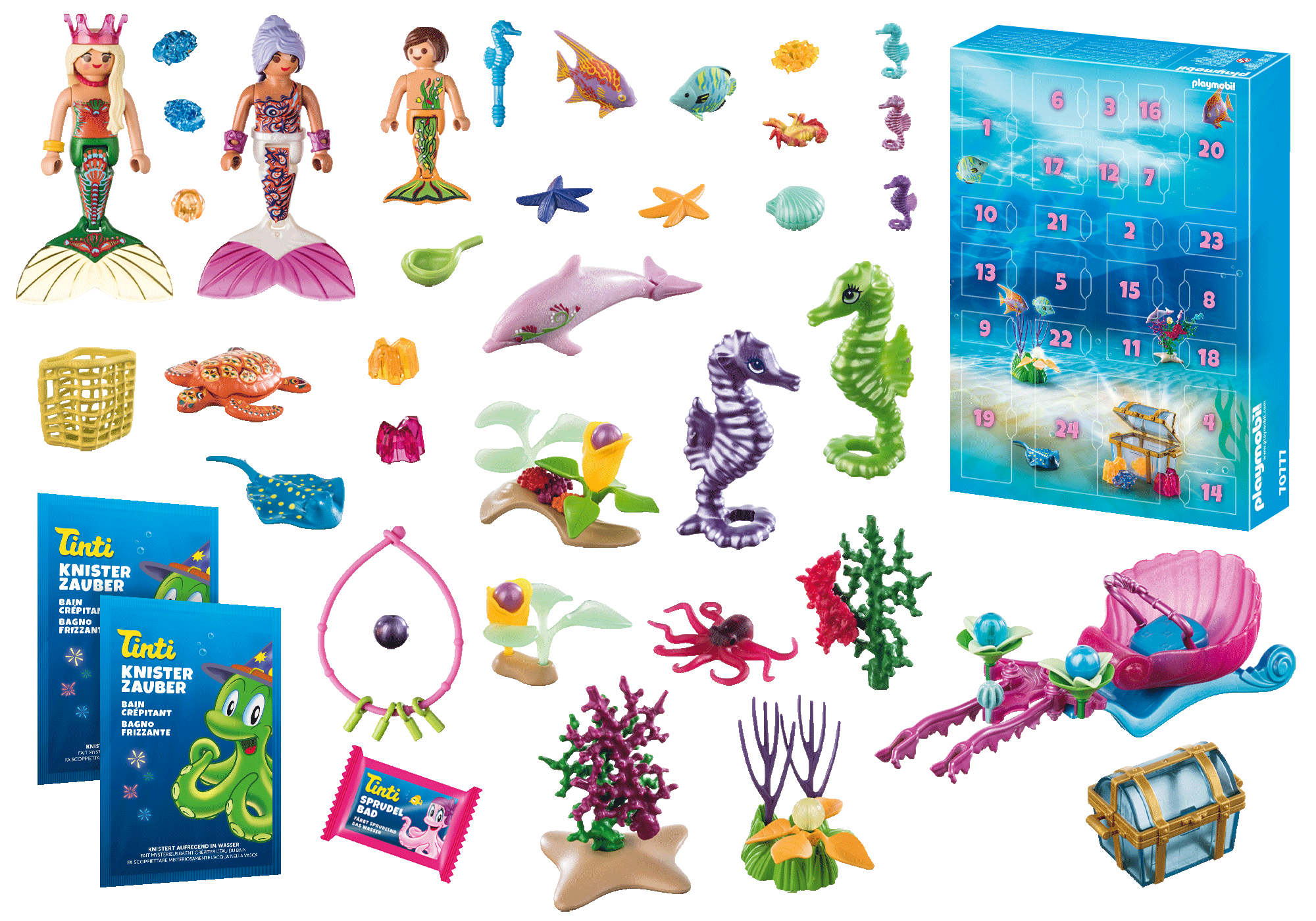 playmobil mermaid carry case