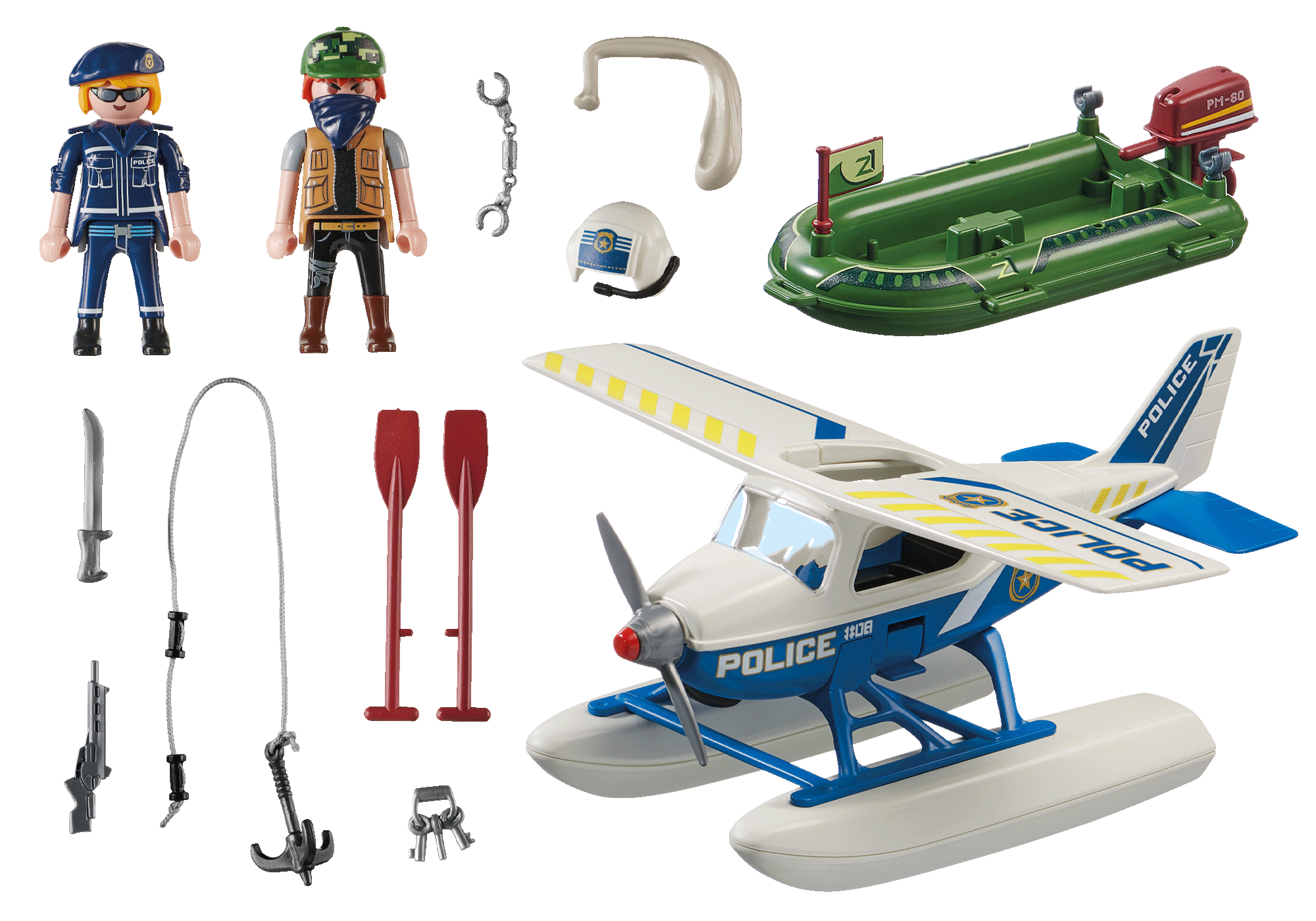 lego police seaplane