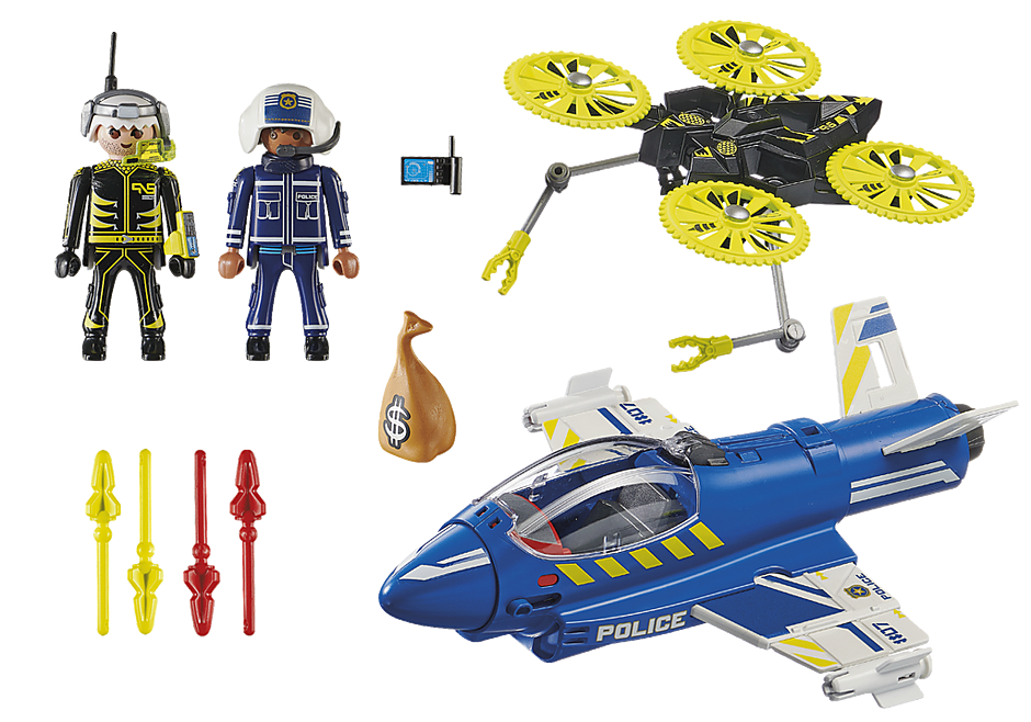 70780 Police Jet with Drone detail image 3
