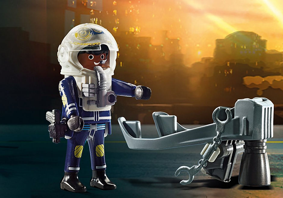 70782 Police Jet Pack with Boat detail image 4
