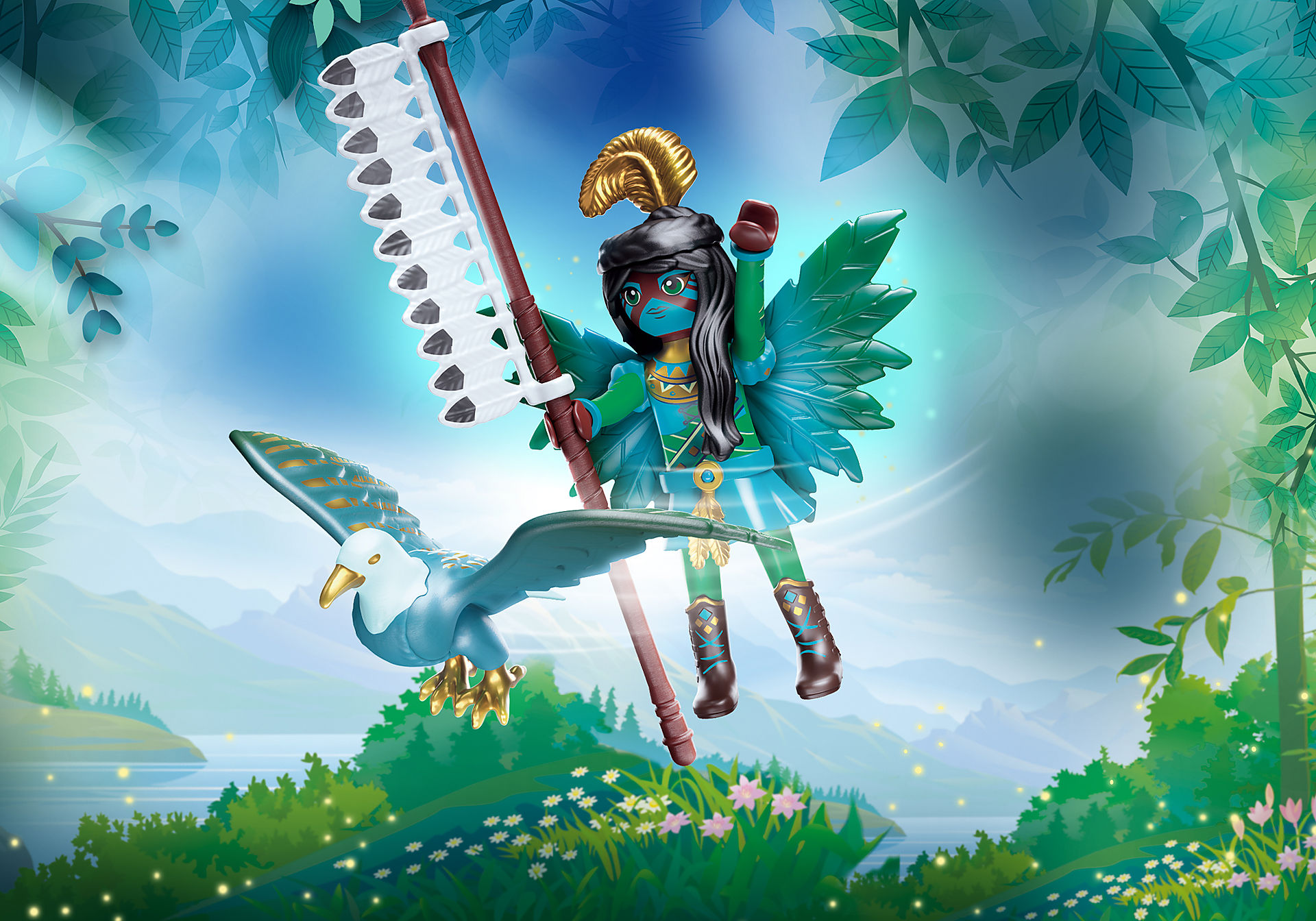 70802 Knight Fairy e il suo compagno animale zoom image1