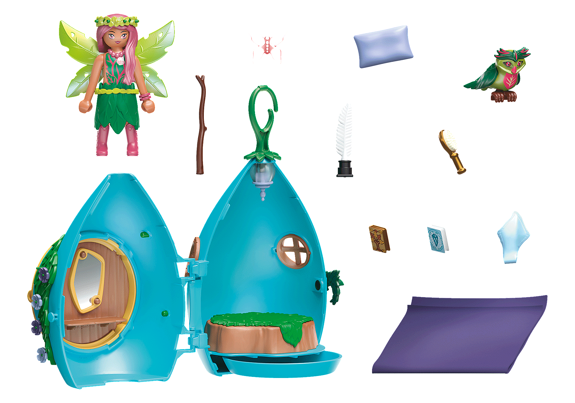 Playmobil Adventures of Ayuma Fairy Hut in Excellent Condition, Set 70804