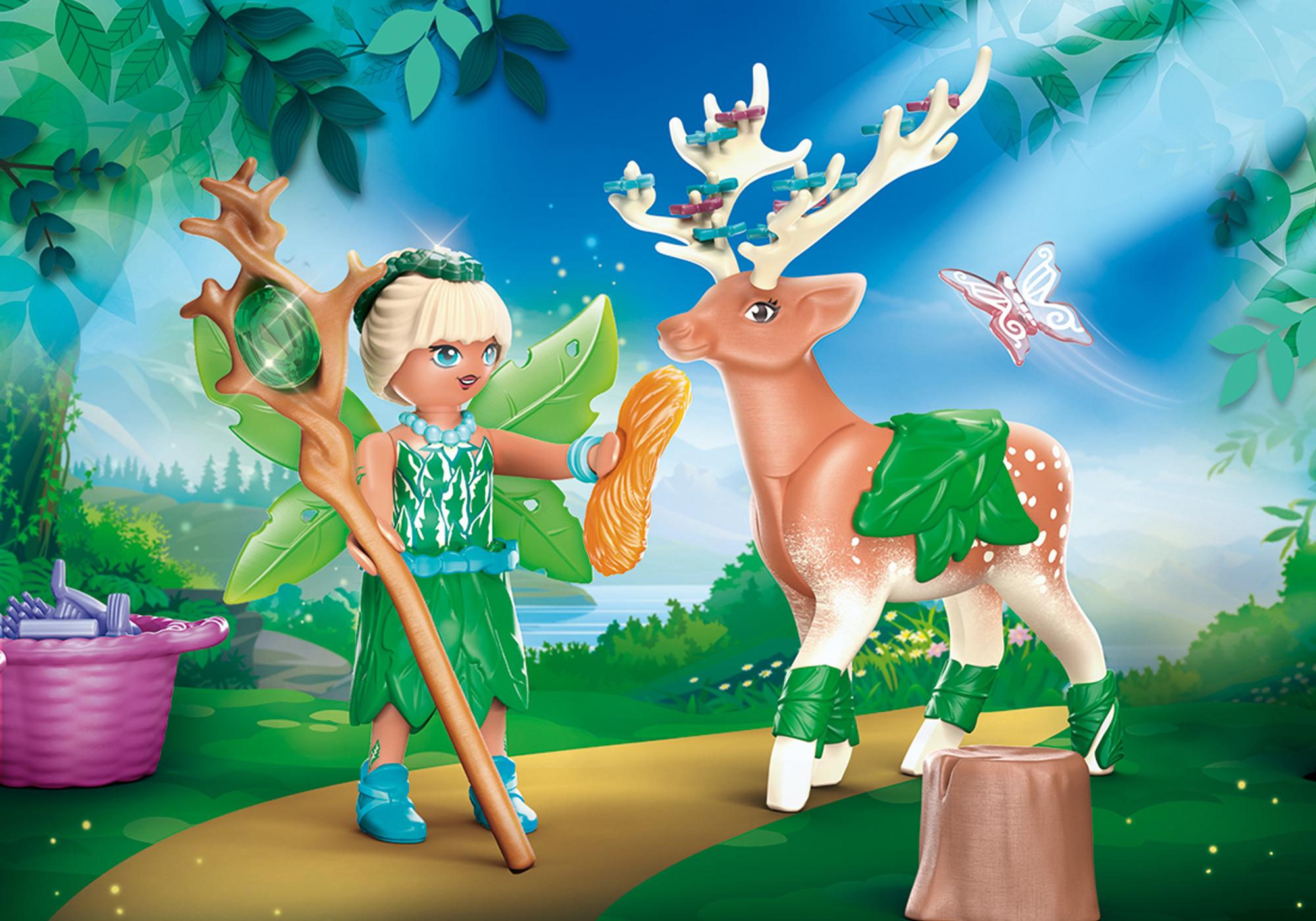 70806 Forest Fairy avec animal pr&eacute;f&eacute;r&eacute;
