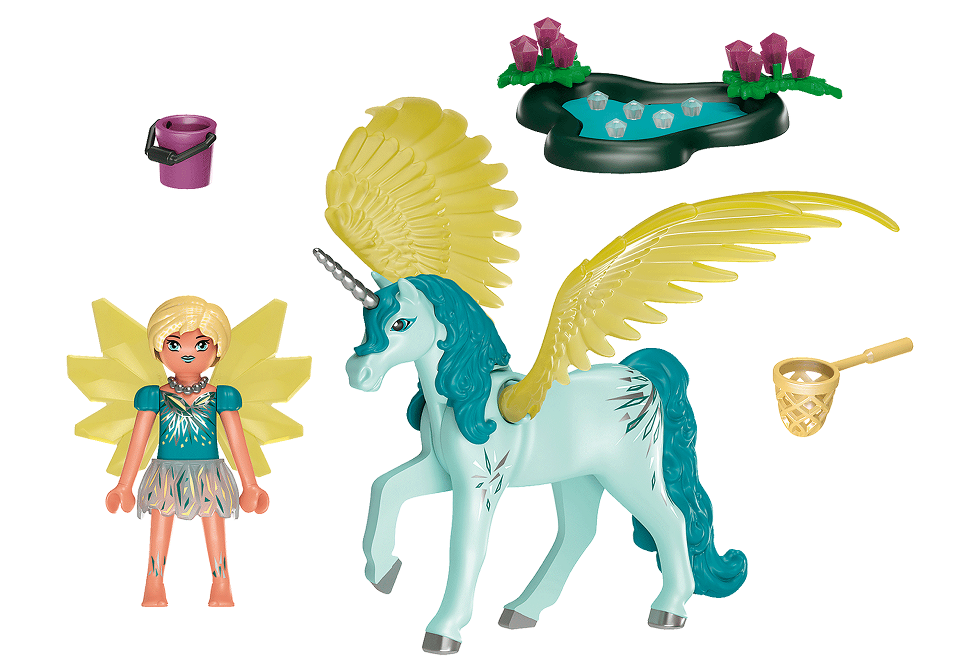 70809 Cristal Fairy con unicorno zoom image4