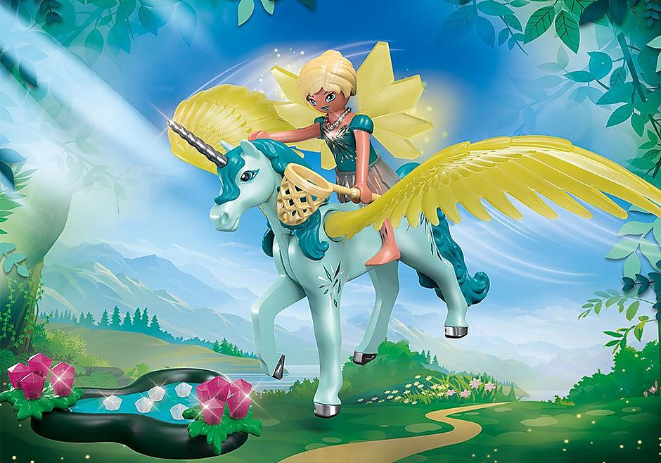 70809 Crystal Fairy with Unicorn detail image 1