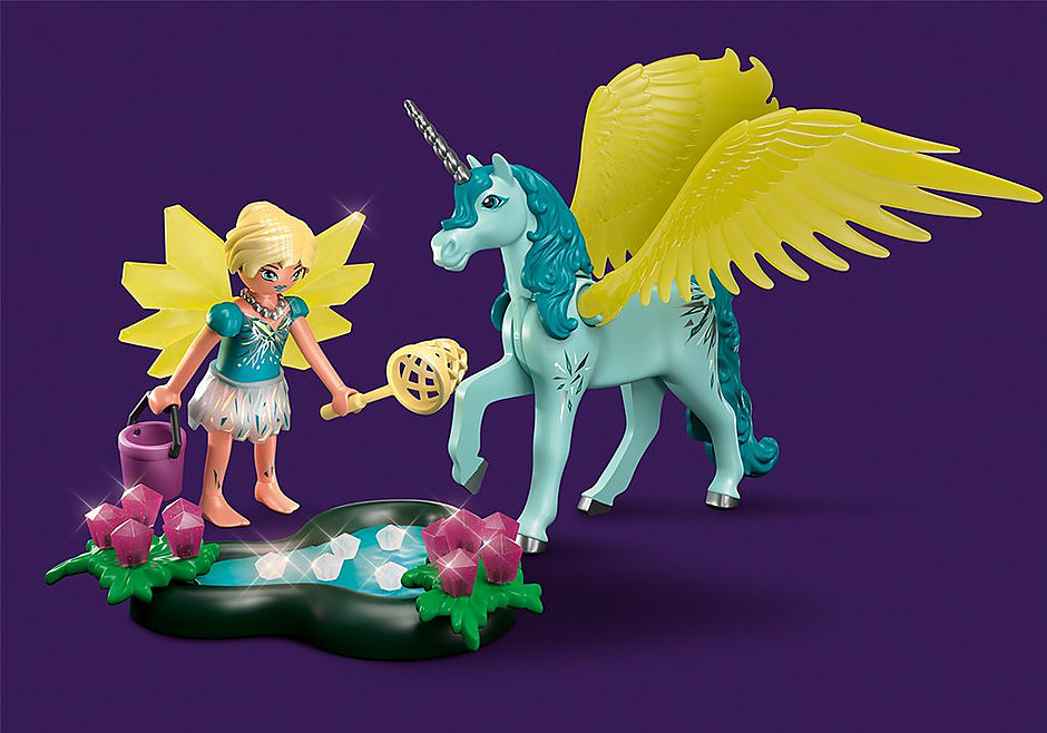 70809 Crystal Fairy with Unicorn detail image 5