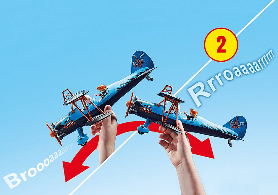 70831 Air Stunt Show Phoenix Biplane detail image 7