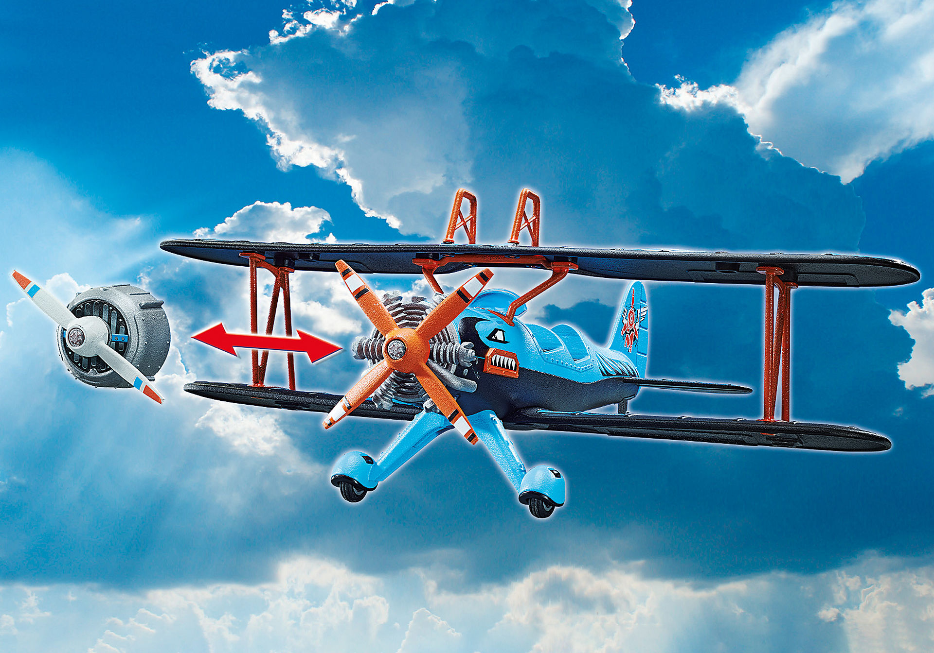 70831 Air Stunt Show Phoenix Biplane zoom image8