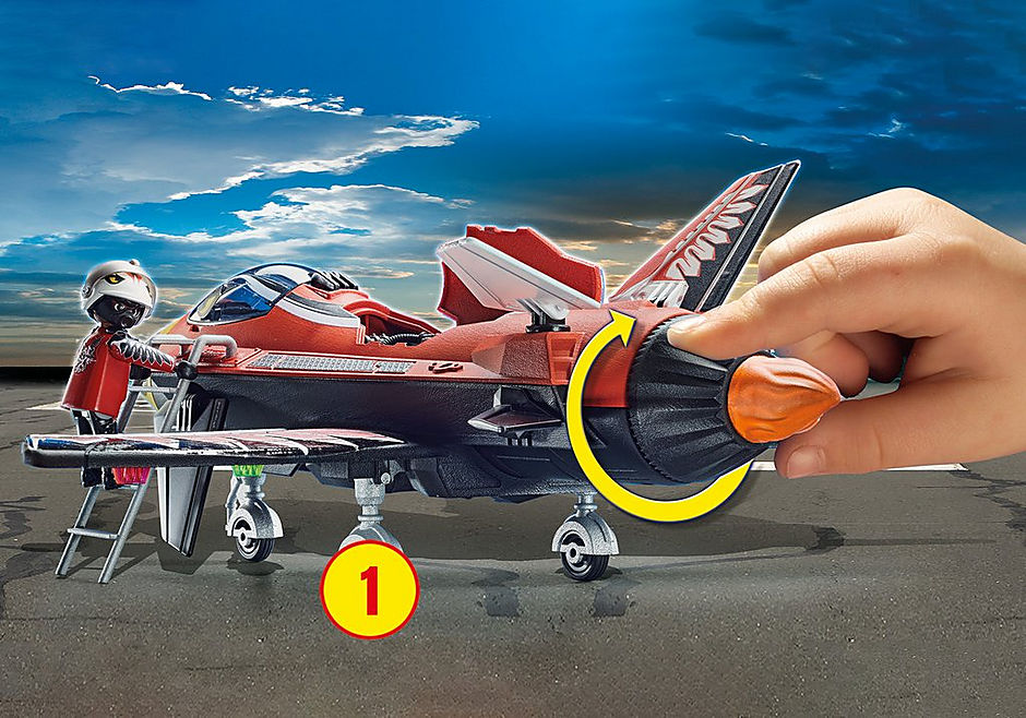 70832 Air Stunt Show Eagle Jet detail image 6
