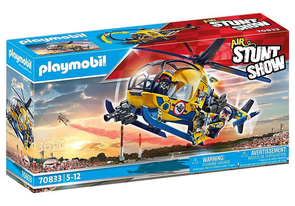 70833 Air Stunt Show Elicottero con troupe per le riprese detail image 3