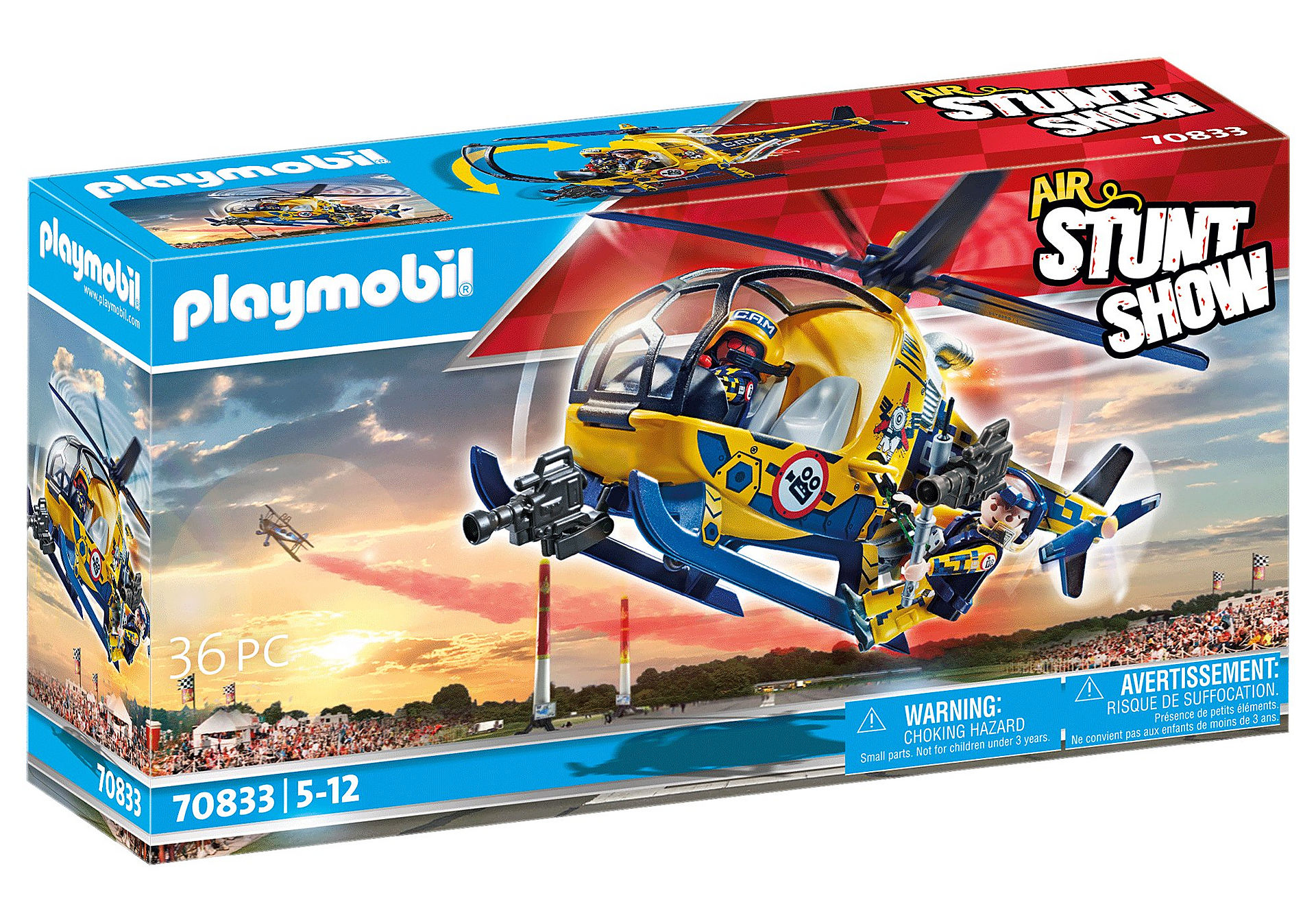70833 Air Stuntshow Hélicoptère et équipe de tournage zoom image3
