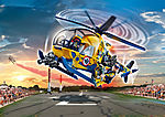 70833 Lotniczy pokaz kaskaderski: Helikopter ekipy filmowej