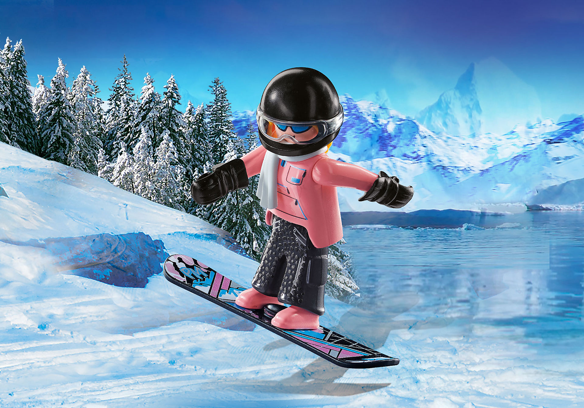 70855 Αθλήτρια snowboard zoom image1