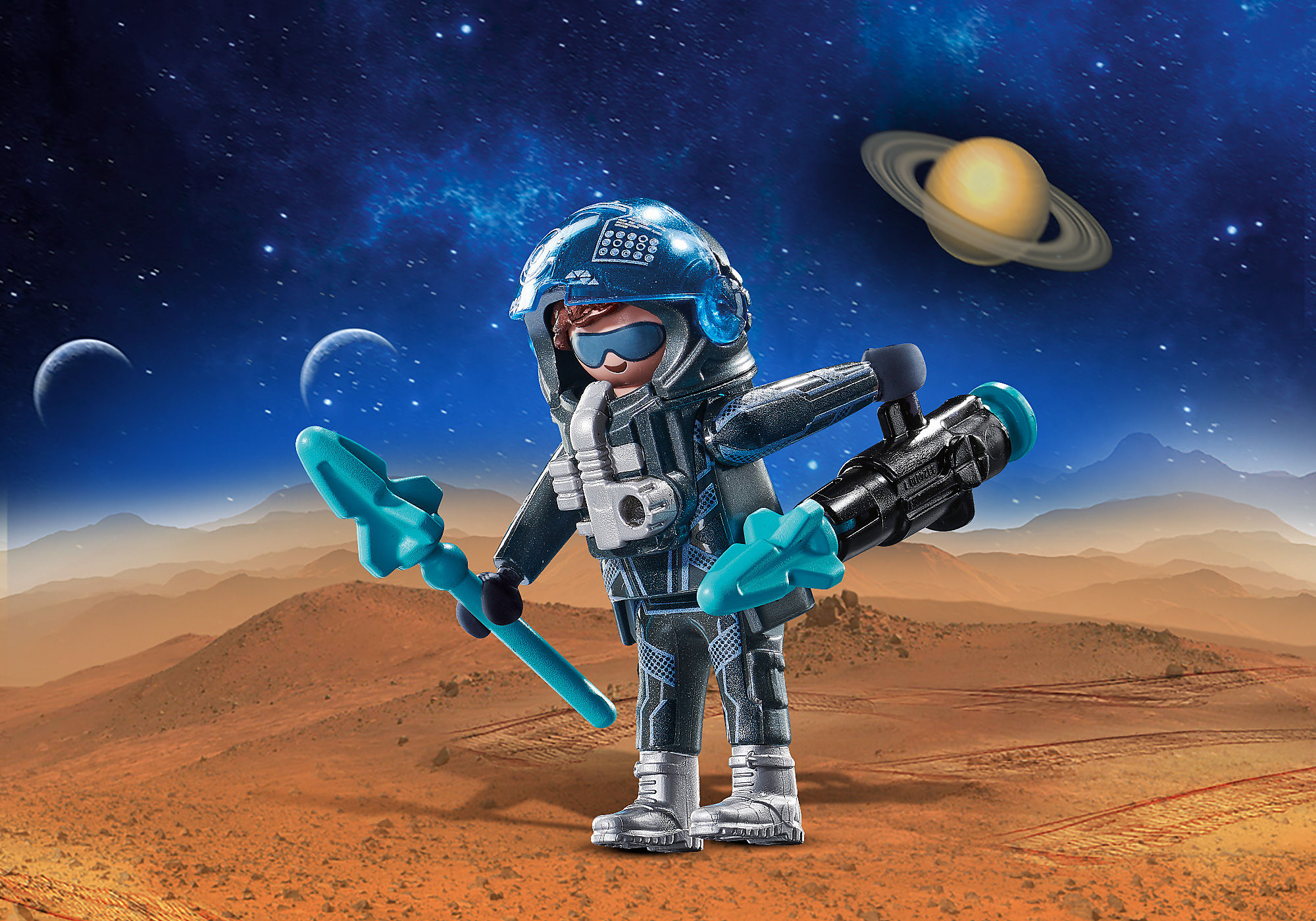 Playmobil Space Mission sur Mars 9492 Duo Spationaute et robot - Playmobil  - Achat & prix
